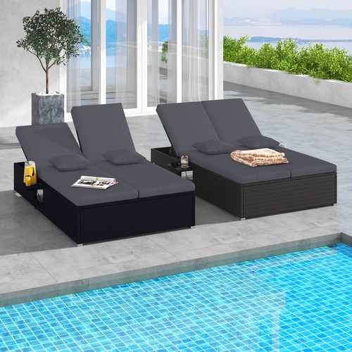 Outdoor patio daybed - patio, wicker